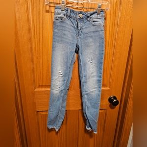 Justice Girls Distressed Jeans 12 Slim